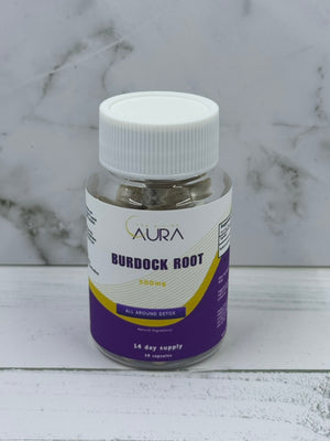 Burdock root capsules