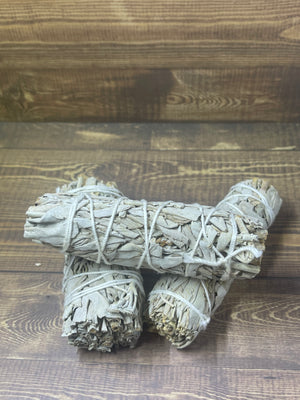 White Sage mini smudge bundle stick