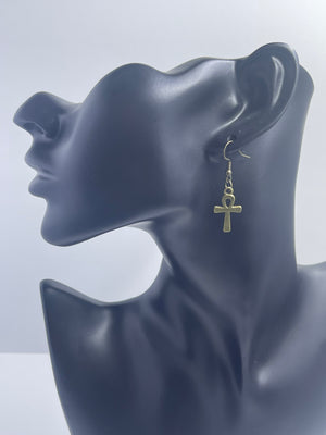 Ankh earrings
